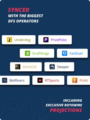 Rotowire's Mobile App Screenshots